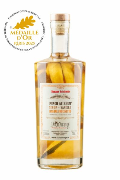 Rhum banane Frécinette Médaille d'or Paris 2025