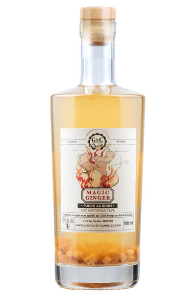 Punch au Rhum artisanal Magic Ginger - L'Arôm'Arrangé