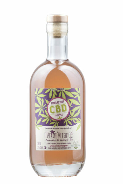 Punch au Rhum artisanal CBD Purple - L'Arôm'Arrangé