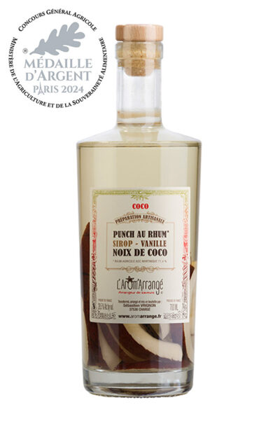 Punch au rhum Noix de Coco 28,5° – L’Arôm’Arrangé (Prix d’Excellence 2025)