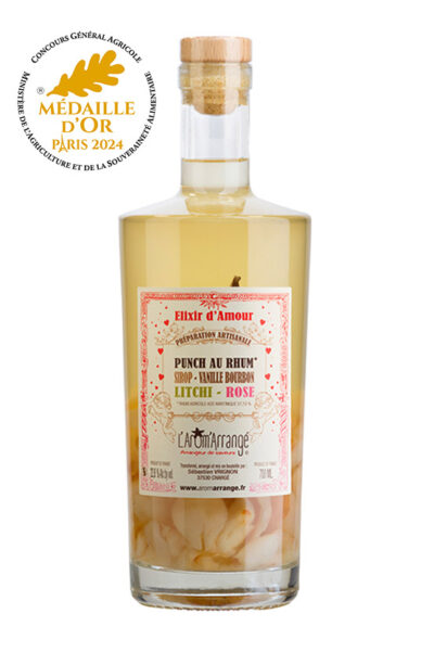 Punch au Rhum Élixir d’Amour – L’Arôm’Arrangé – Médaille d’Or 2024 – Prix d’Excellence 2025