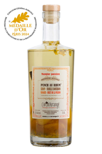 Punch au Rhum artisanal Mangue Passion - L'Arôm'Arrangé