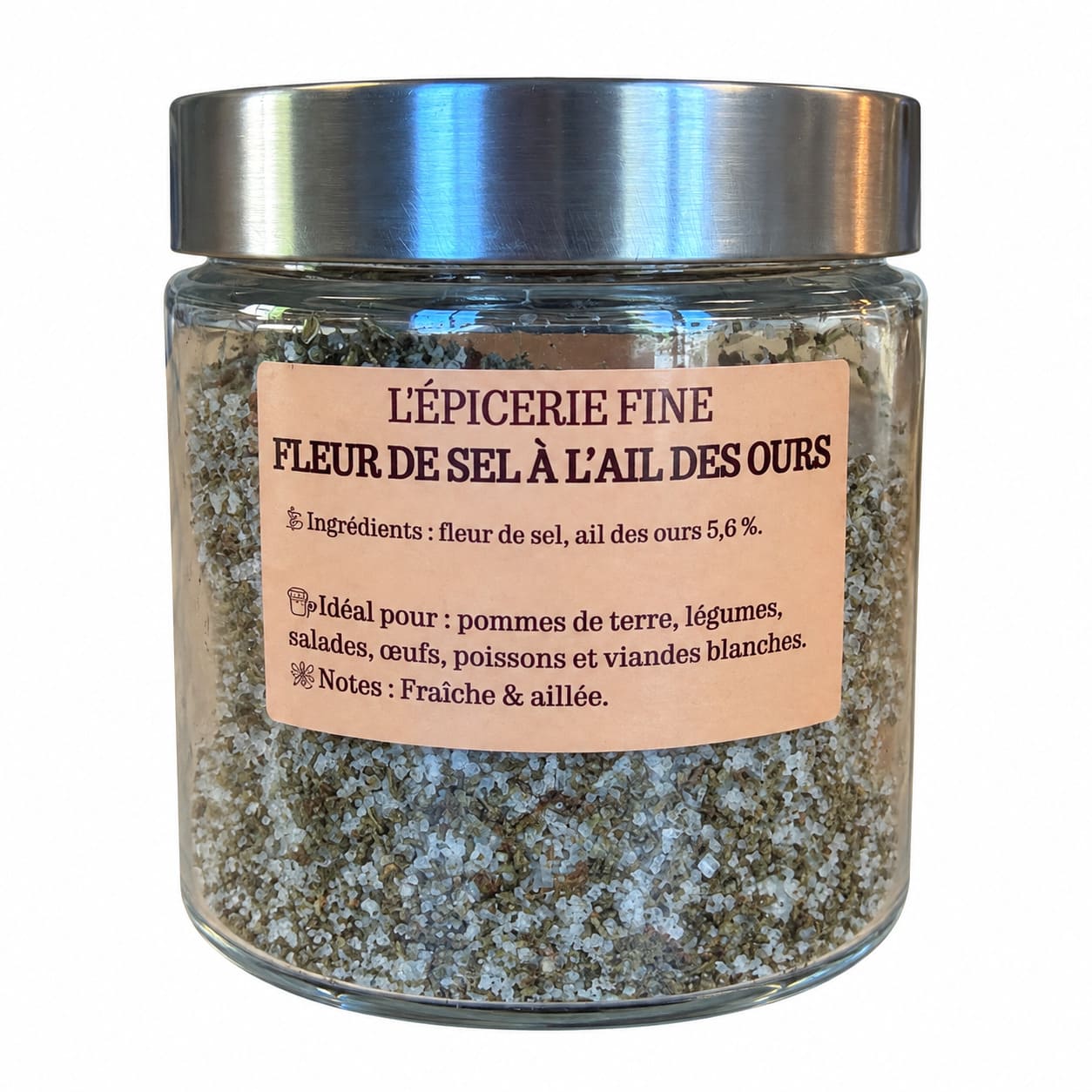 Fleur de sel à l’ail des ours en pot – Terres Arrangées